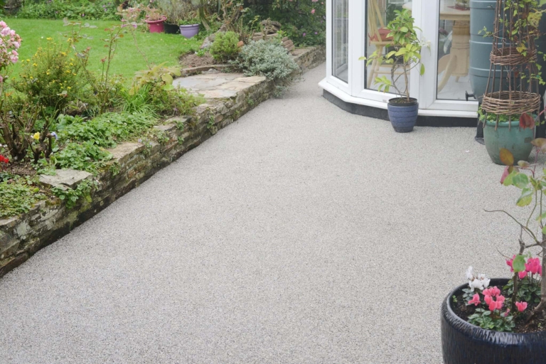 Resin Bound Paths & Patio - Newquay, Cornwall